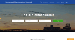 Desktop Screenshot of numismo.dk