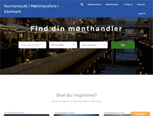 Tablet Screenshot of numismo.dk